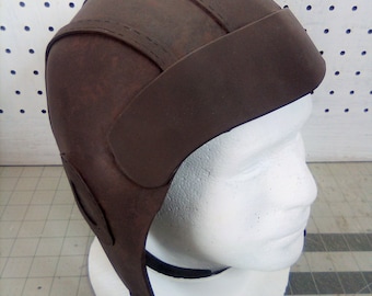 RESERVED/Mary WWII Leather Flight Helmet Cap // Air Force Army