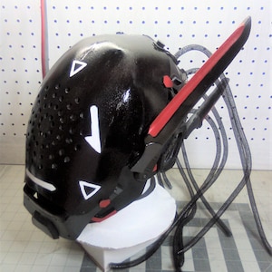 DIY Cyberpunk TechWear Pilot Helmet EVA Foam Template