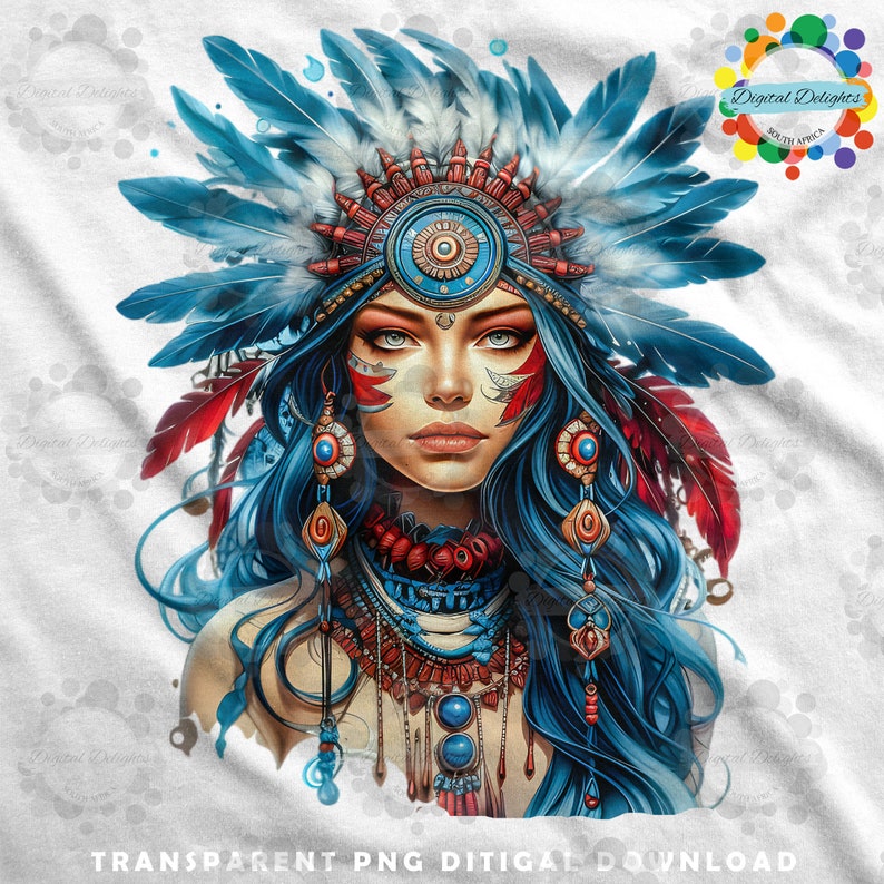 Native American Headdress Girl Bohemian Spirit Native American Woman