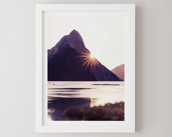 Milford Sound Print: New Zealand Landscape Photography, Wall Art