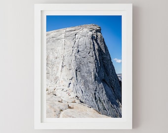 Half Dome Yosemite National Park Portrait Print: California Landscape Photography, Wall Art