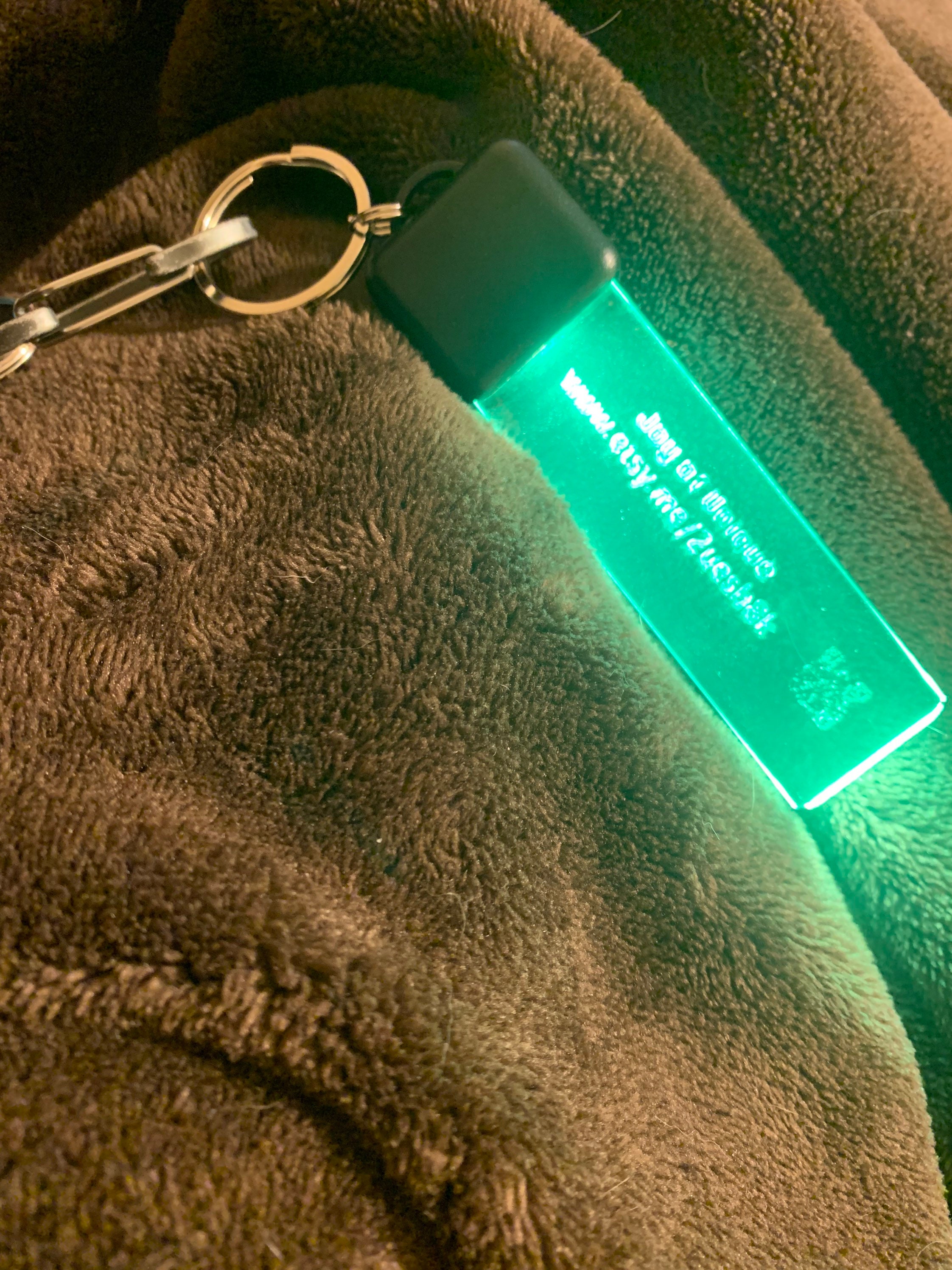 Personalized LED Keychain/ Business Keychain/custom LED Etsy