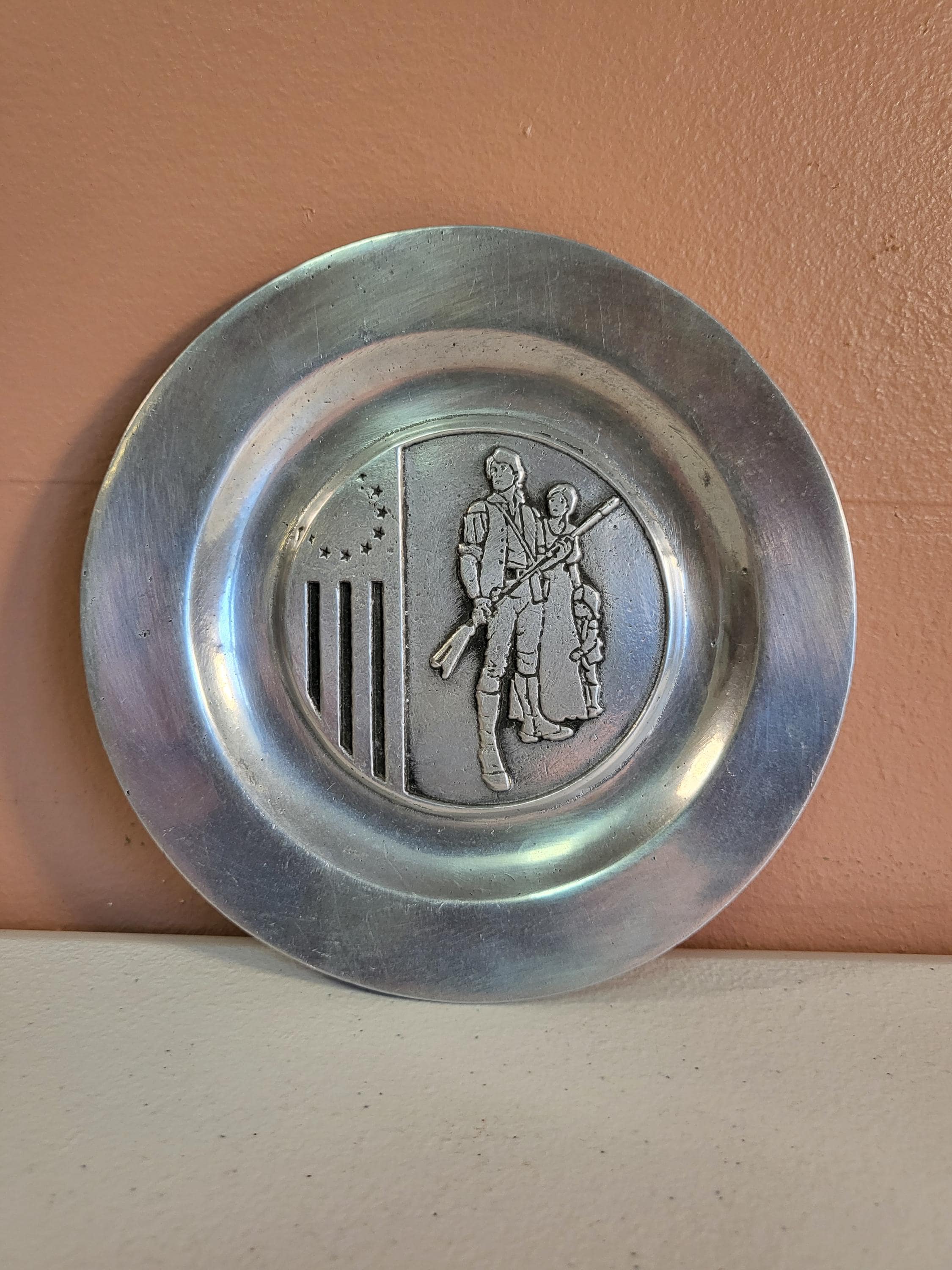 Pewter Bicentennial Plates - Etsy