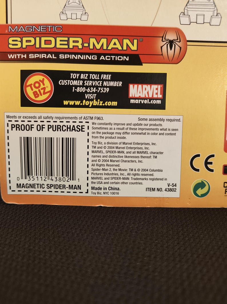Mint 2004 ToyBiz Spider-Man 2 Magnetic Spider-Man Action Figure (item 4788647) image 5