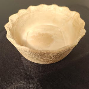 Beige Fluted Ceramic Bowl Curtis Wagner