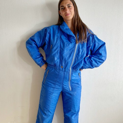 Vintage Snowmobile Suit Color Block JCPenney Snowsuit Men's