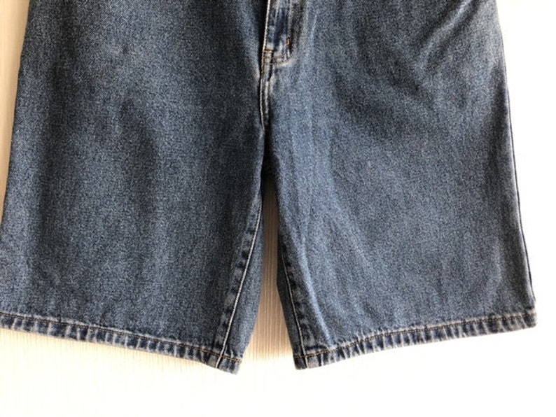 Vintage Denim Shorts Blue Mens Jean 