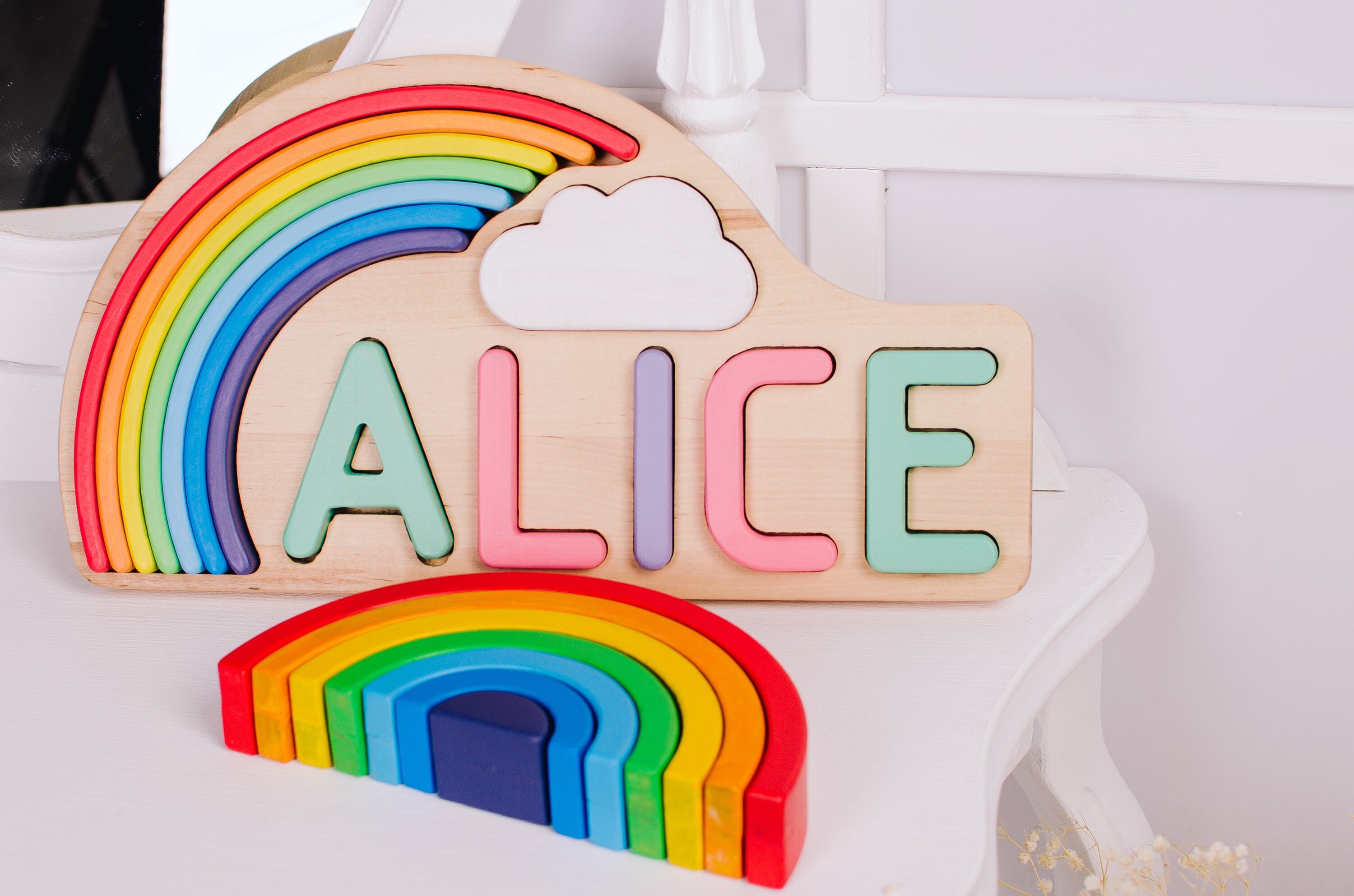 Baby Name Toddlers Toy Personalized Toy Baby Girl and Boy Etsy