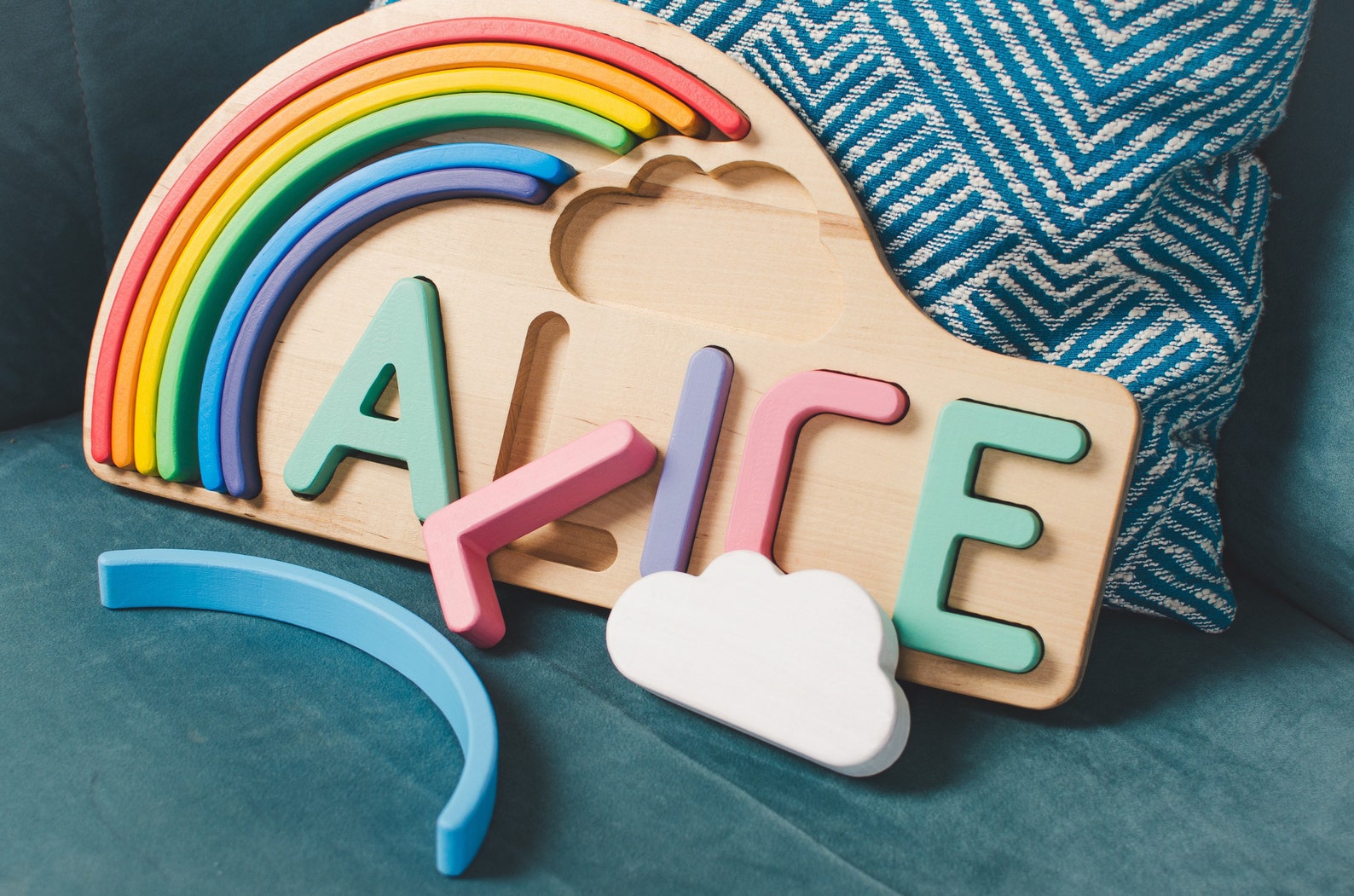 Baby Name Toddlers Toy Personalized Toy Baby Girl and Boy Etsy