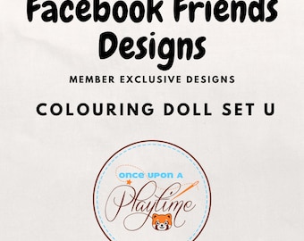 Facebook Exclusive Set U, Machine Embroidery Design, Brother, Janome, Bernia, Singer, In the Hoop