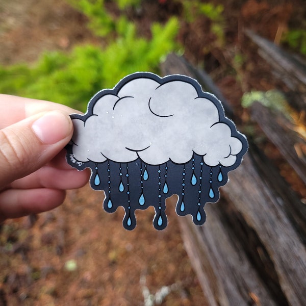 Rain Cloud Sticker