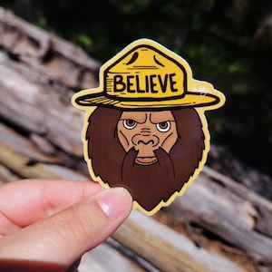 Smokey The Sasquatch Sticker