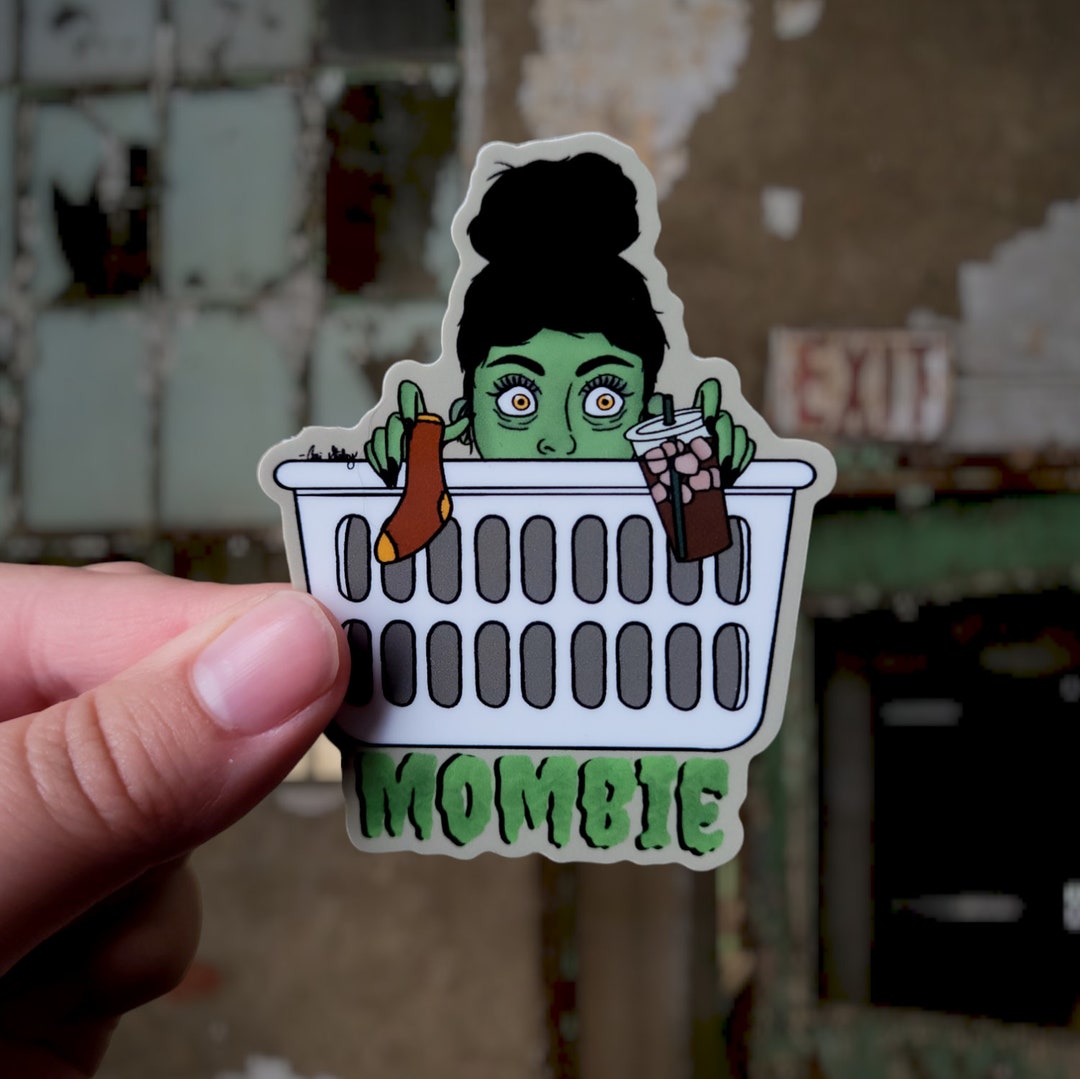 Mombie Sticker - Etsy