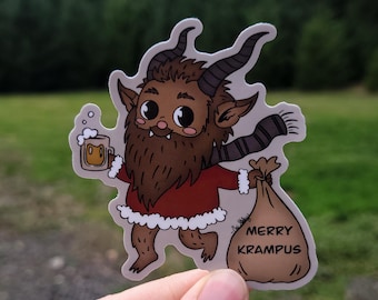 Merry Krampus Sticker