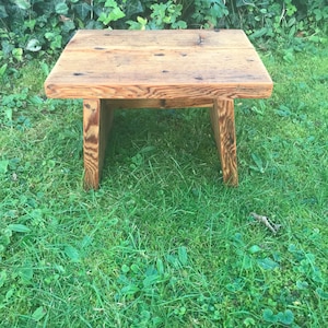 Wood, Natural, Handmade, Gift, Stool, Step Stool, Decoration, Rustic, Stool, Country Style, Sustainable
