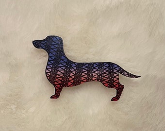 Dachshund Sticker, Doxie Mom Sticker, Weiner Dog Sticker