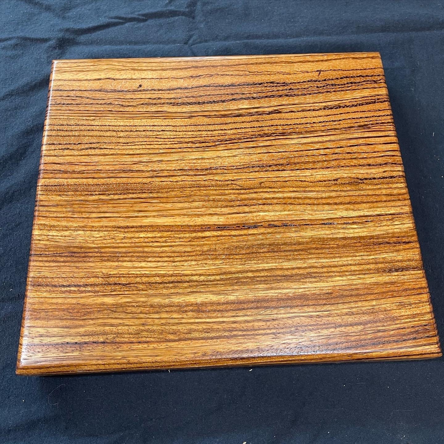 Zebra Wood Butchers Block Etsy