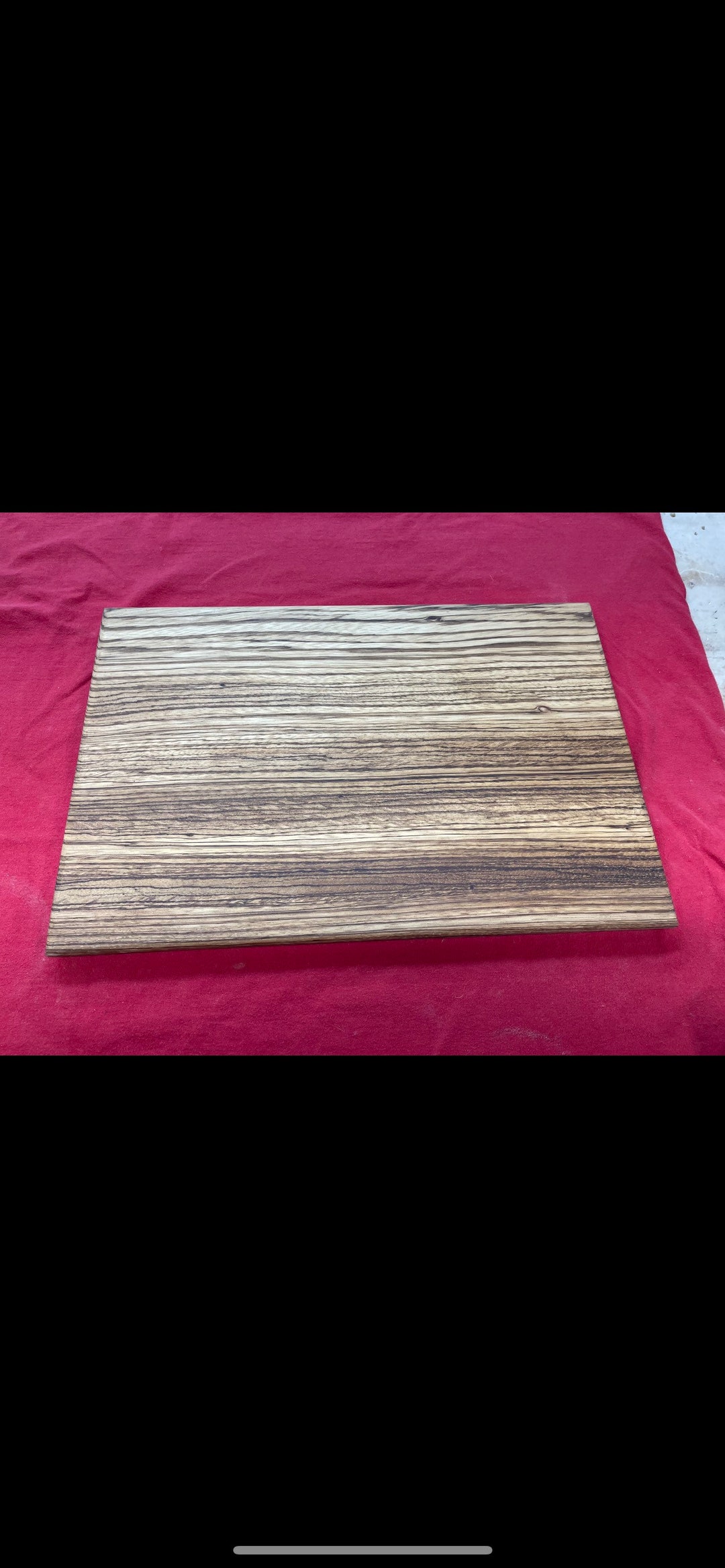 Zebra Wood Cutting Board Etsy