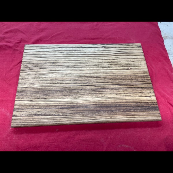 Zebra Wood Cutting Board Etsy