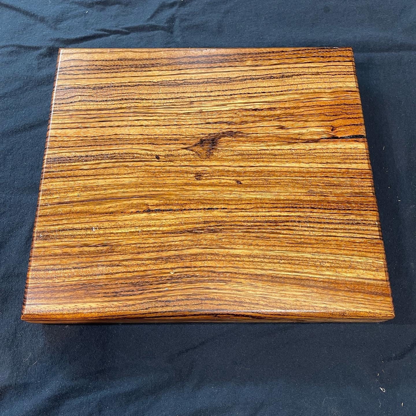 Zebra Wood Butchers Block Etsy