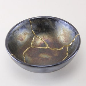 Kintsugi Bowl, Japanese Art, Kintsugi Pottery, Kintsugi Set, Personalized Gifts, Handmade Home Decor, Minimalist