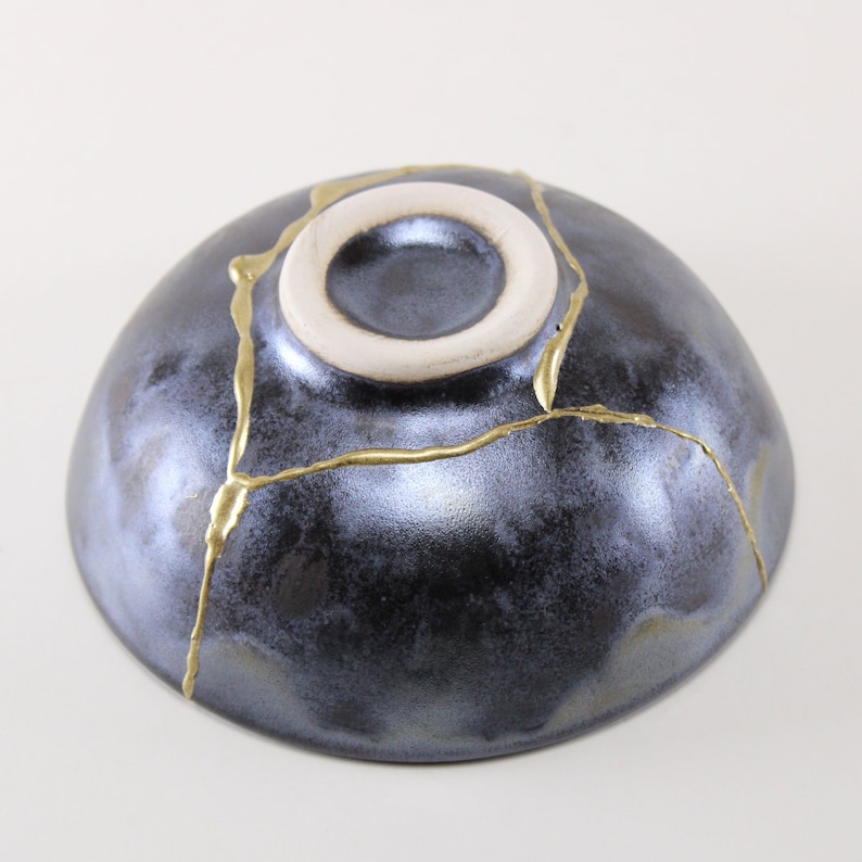 Kintsugi Bowl, Japanese Art, Kintsugi Pottery, Kintsugi Set, Personalized Gifts, Handmade Home Decor, Minimalist image 3