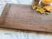 Personalized cutting board recipe engraved, walnut cutting board also in cherry and maple. Custom mom gift, mom birthday gift, made in USA 