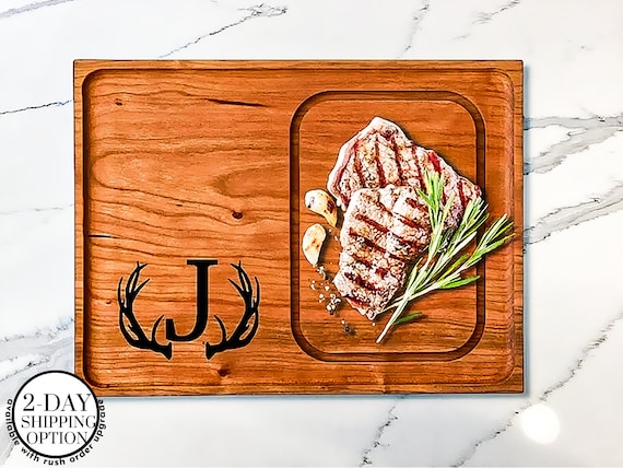 Husband Birthday Gift Grilling Gifts for Men Who Have Everything Steak  Plate Serving Plate Serving Dish Wooden Gift BBQ Gifts Serving Tray 