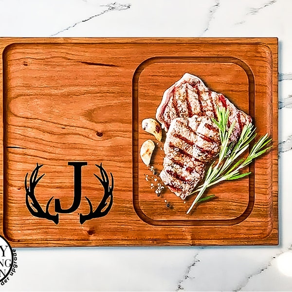 Husband birthday gift grilling gifts for men who have everything Steak Plate Serving Plate Serving Dish Wooden Gift BBQ gifts Serving Tray