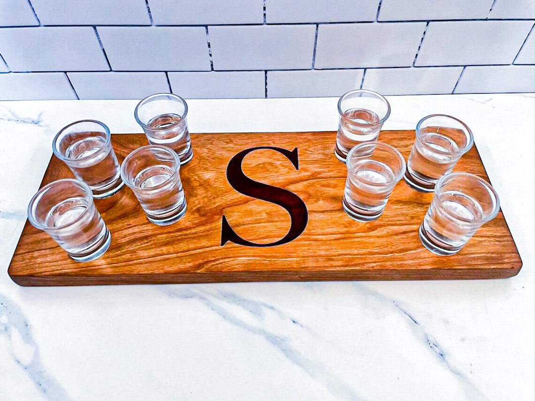 Personalized Shot Board Gift for Alcoholic Tequila Gifts for Men Home