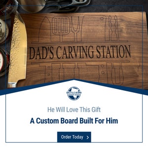 Grill gifts for mens 50th birthday gift for dad grilling gifts for dad from kids cutting board personalized wood gifts for husband bbq gifts image 1