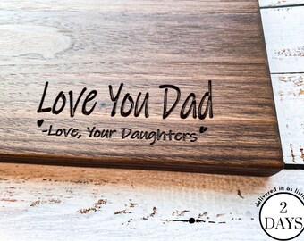 Fathers Day Gift From Daughter, First Fathers Day Gift, Dad Cutting Board