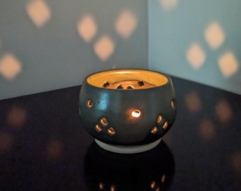 Handmade Pottery Candleholder