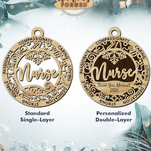 Adorno de enfermera personalizado: colección definitiva de adornos navideños
