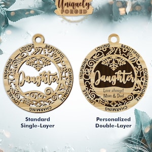 Personalized Daughter Ornament - Ultimate Christmas Ornament Collection
