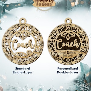 Personalized Coach Ornament - Ultimate Christmas Ornament Collection