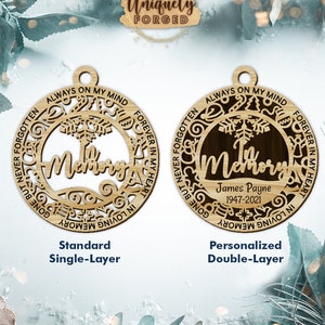 Personalized In Memory Ornament - Ultimate Christmas Ornament Collection