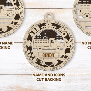 Personalized - Farm Truck Ornament Farm Fresh Ornament Collection