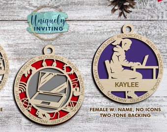 Personalized Male, Female or General IT/Computer Programmer/Developer - Occupation Ornament Collection