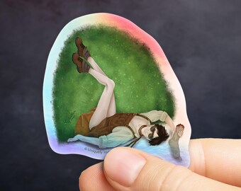 Ygor Pinup Sticker in Gloss or Holographic | Die-Cut, Waterproof, Laminated Vinyl Sticker
