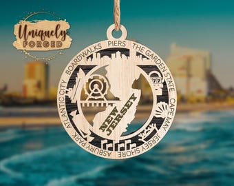 New Jersey Ornament - State Christmas Ornament Collection