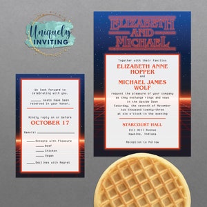 Into the Upside Down Invitations - Stranger Things-Inspired