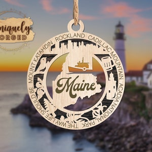 Maine Ornament - State Christmas Ornament Collection