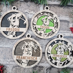 Personalized Male or Female Golfer Ornament - Sports Ornament Collection