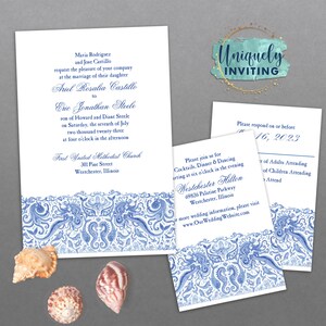 Mermaid Fantasy Invitations