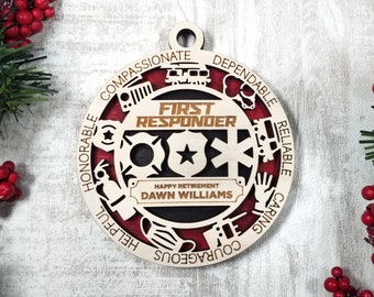 Personalized First Responder Ornament - First Responder Ornament Collection