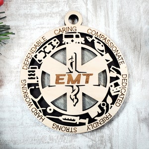Personalized EMT Ornament - First Responder Ornament Collection