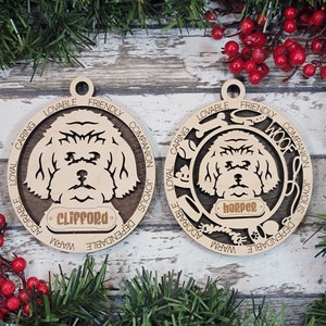 Personalized Maltipoo Ornament - Adorable Dog Ornament Collection
