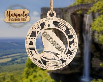 Georgia Ornament - State Christmas Ornament Collection