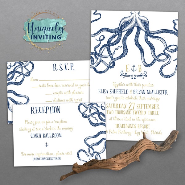 Octopus's Garden Invitations